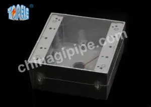 Vädersäkra Outlet Box 2-Gang Outdoor Rektangulära Deep Outlets Lådor UL Certified