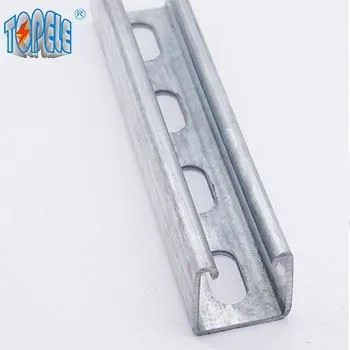 Galvanized Steel Slotted Channel