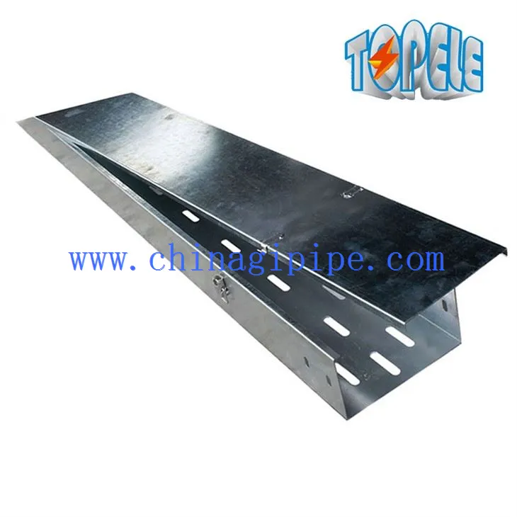 Perforerat rostfritt stål Elektrisk kabelbricka Standardförzinkad GI-kabelbricka med ISO