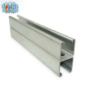 Unistrut Canal Soporte Steel Strut Channel C HDG Svetsad Back To Back Strut Channel